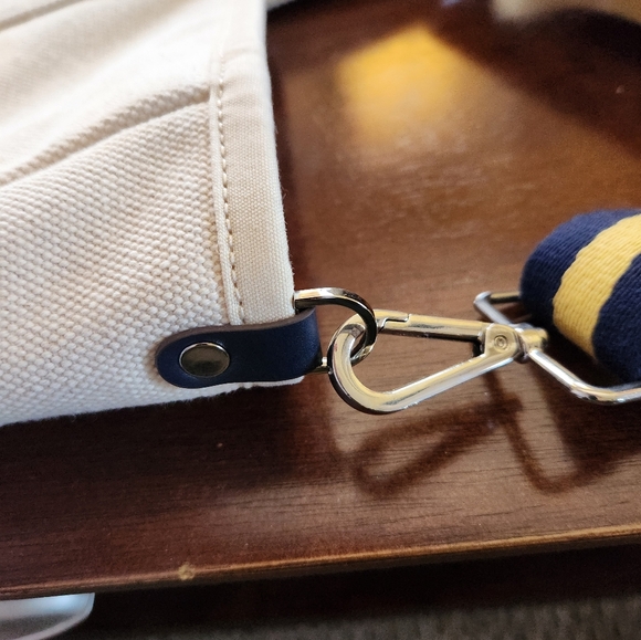 NWOT Tory Burch Mercer Street Large Canvas Tote and Small Tote- set - Picture 4 of 7